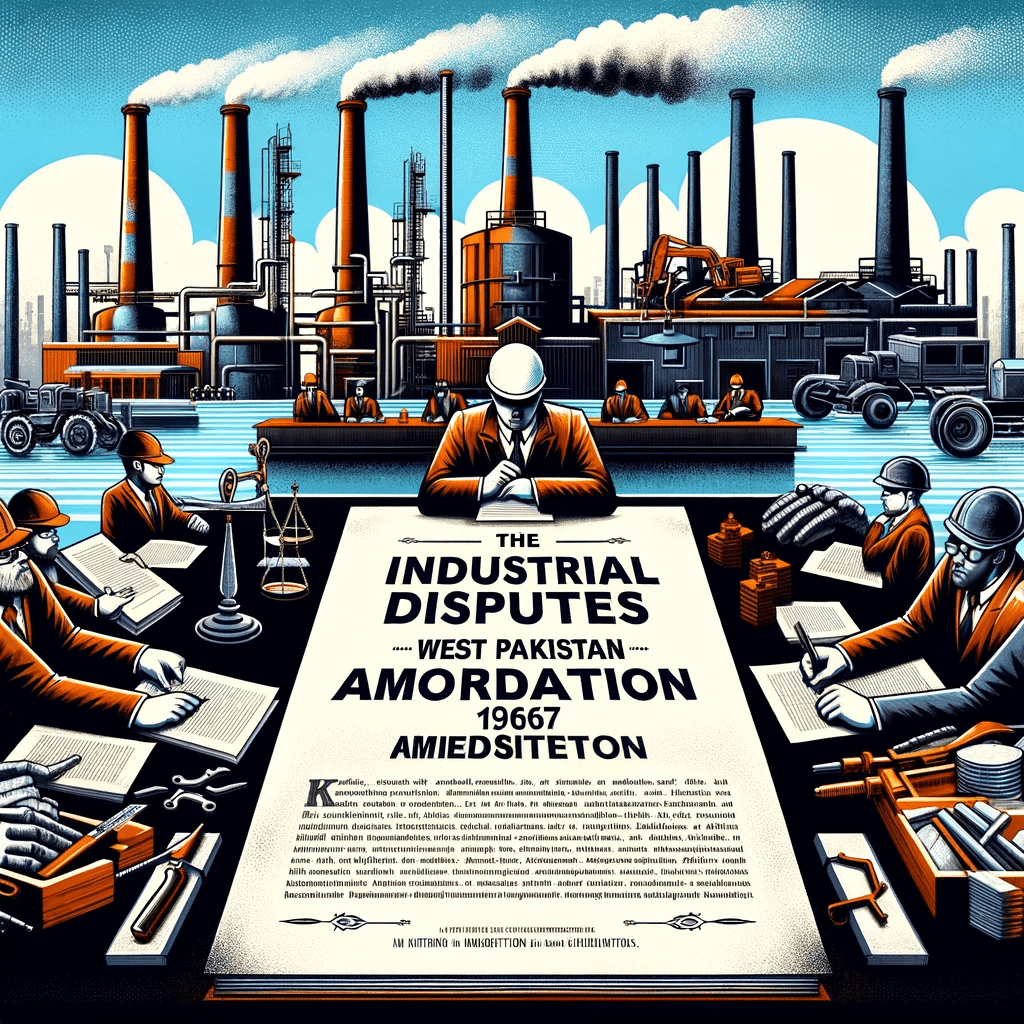 THE INDUSTRIAL DISPUTES (WEST PAKISTAN AMENDMENT) ORDINANCE, 1967