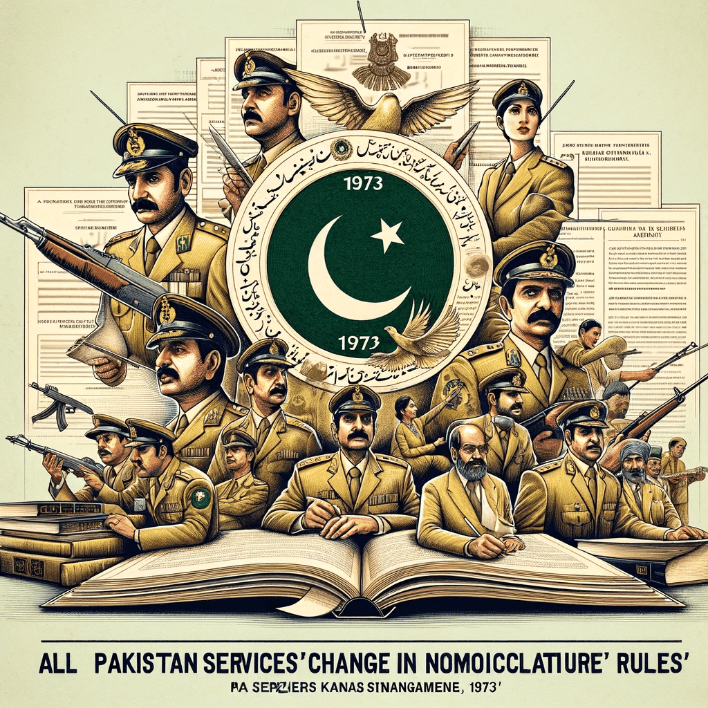 ALL PAKISTAN SERVICES (CHANGE IN NOMENCLATURE) RULES, 1973 - 24 Justice PK