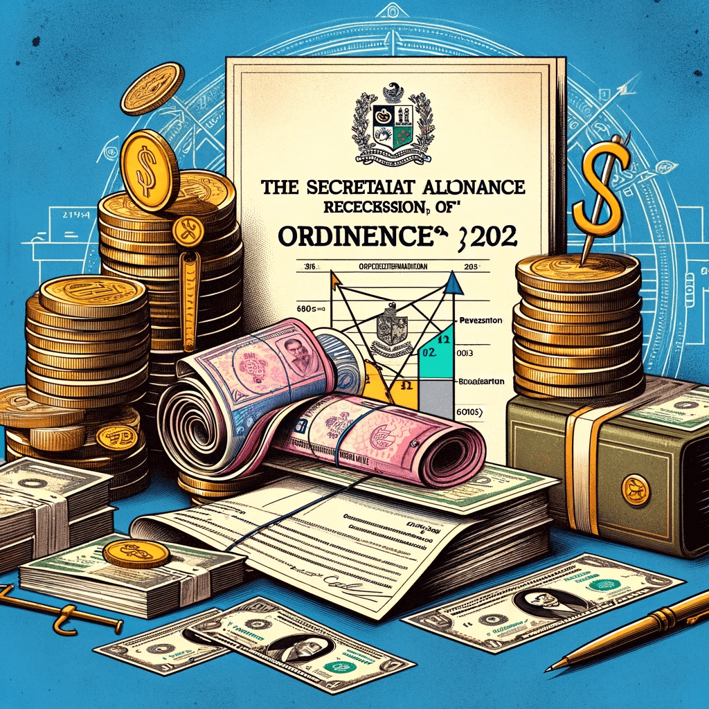 THE SECRETARIAT ALLOWANCE (RESCISSION OF ORDERS, ETC.) ORDINANCE, 2000