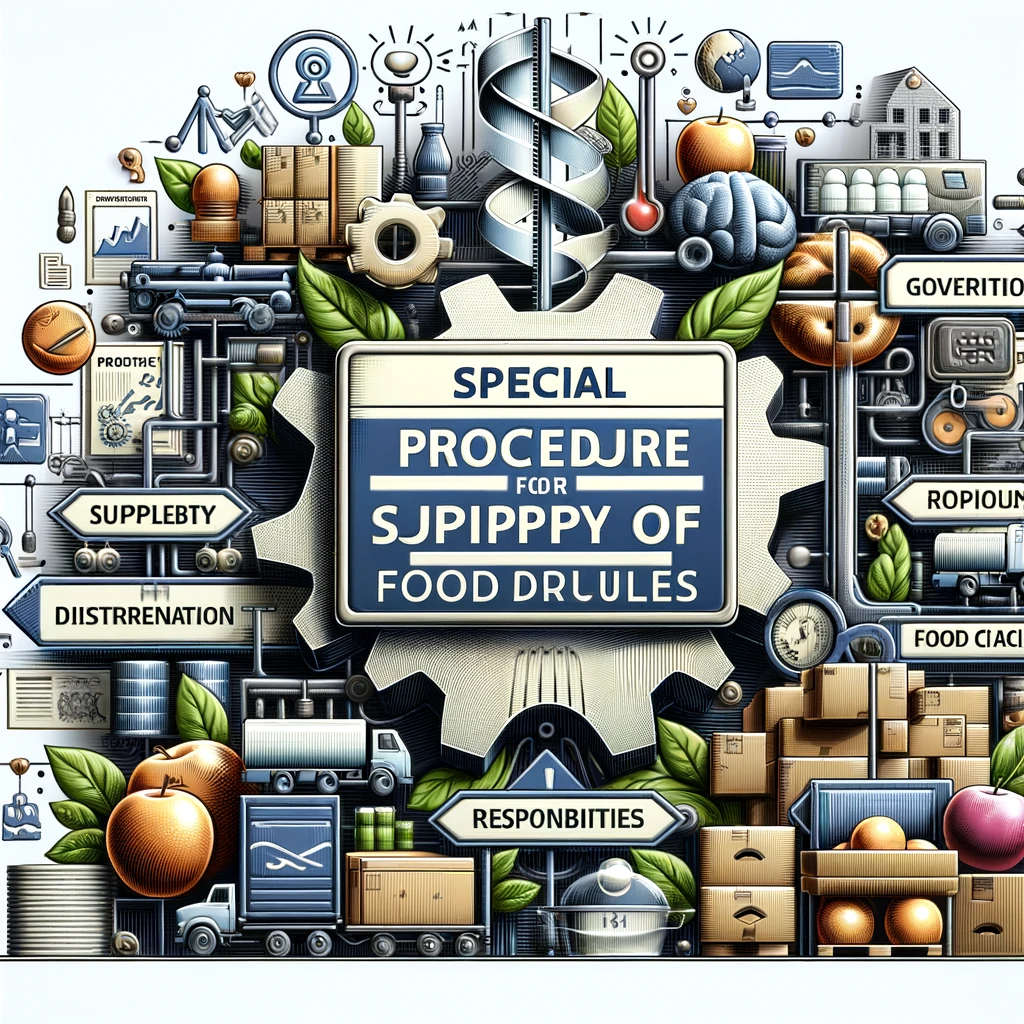 THE SPECIAL PROCEDURE FOR SUPPLY OF FOOD RULES, 1999