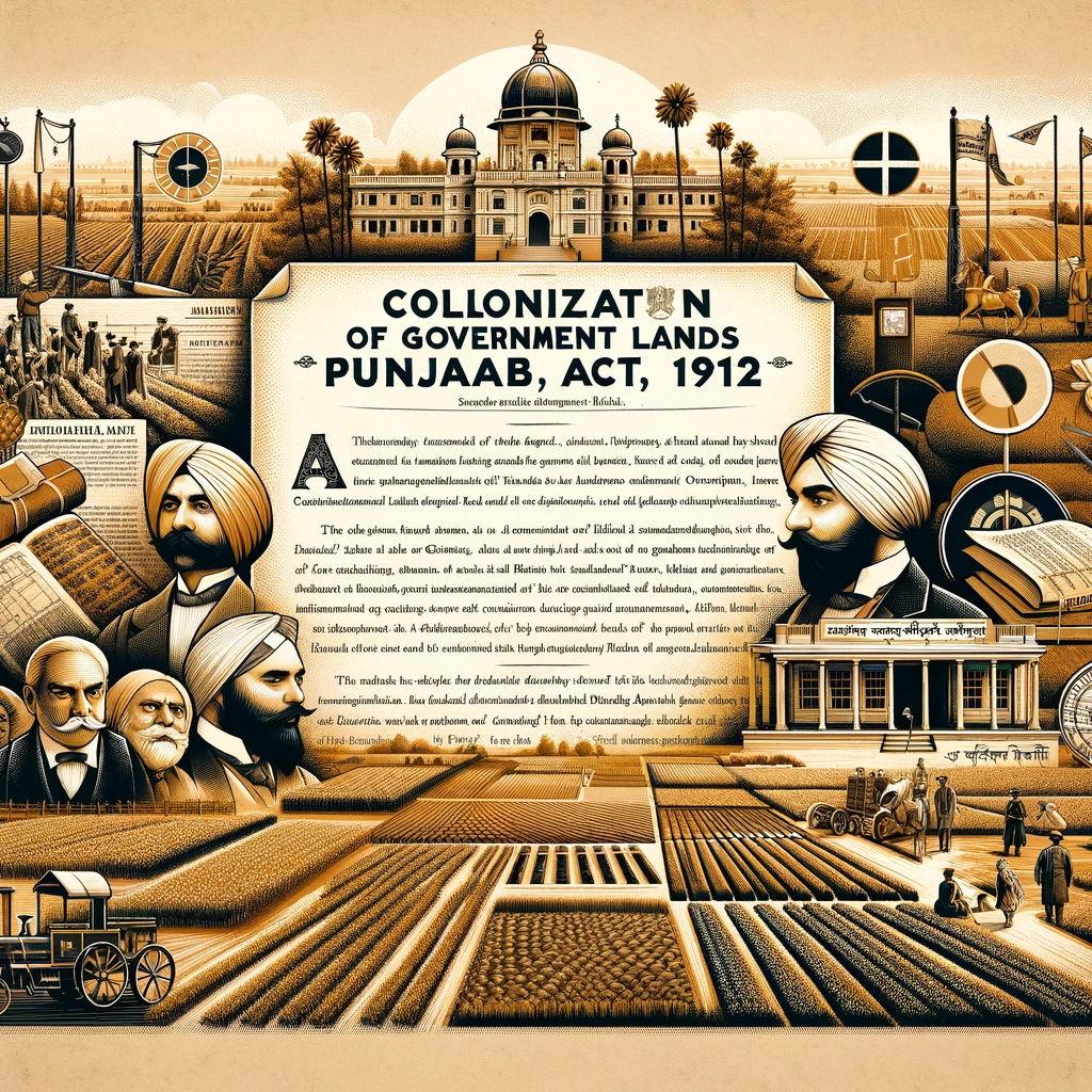 Statement of conditions for sale of “Wanda Sarkar” COLONIZATION OF GOVERNMENT LANDS (PUNJAB) ACT, 1912