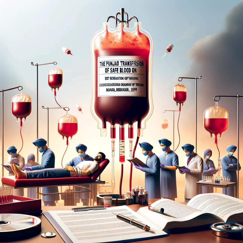 THE PUNJAB TRANSFUSION OF SAFE BLOOD ORDINANCE 1999